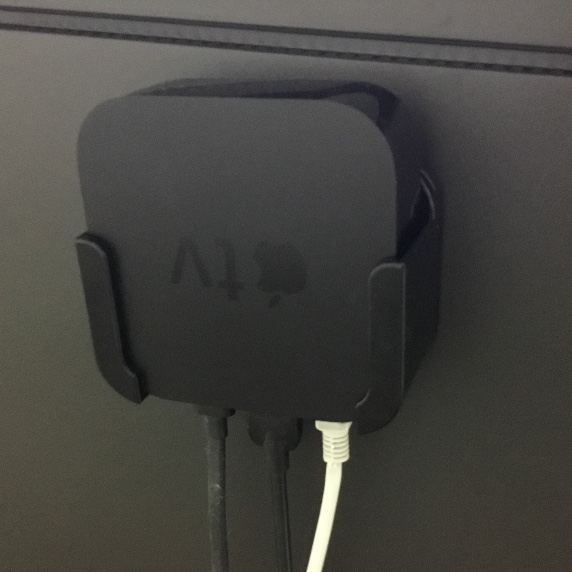 Apple TV」の壁掛けをやってみた！TotalMountでテレビにマウント